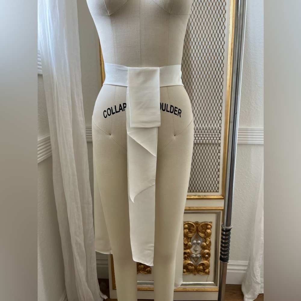 Vera Wang Wedding Dress Sash Bridal Ivory